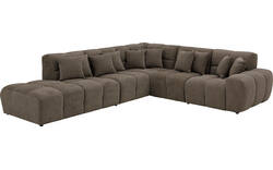 Goossens excellent hoeksalon kubus bruin stof - 8252760-gespiegeld-03