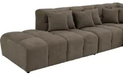 Goossens excellent hoeksalon kubus bruin stof - 8252760-gespiegeld-02