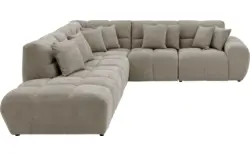 Goossens excellent hoeksalon kubus bruin stof - 8252761-gespiegeld-02