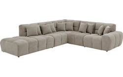 Goossens excellent hoeksalon kubus bruin stof - 8252761-gespiegeld-03