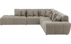 Goossens excellent hoeksalon kubus bruin stof - 8252761-gespiegeld-02