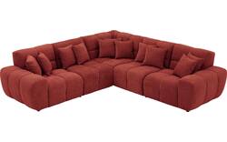 Goossens excellent hoeksalon kubus rood stof - 8252763-goossens-excellent-kubus-bank-stof-rood-01