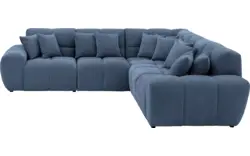 Goossens excellent hoeksalon kubus blauw stof - 8252764-goossens-excellent-kubus-bank-stof-blauw-01