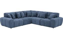Goossens excellent hoeksalon kubus blauw stof - 8252764-goossens-excellent-kubus-bank-stof-blauw-01