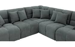 Goossens excellent hoeksalon kubus groen stof - 8252766-goossens-excellent-kubus-bank-stof-groen-01