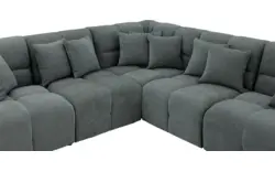 Goossens excellent hoeksalon kubus groen stof - 8252766-goossens-excellent-kubus-bank-stof-groen-01
