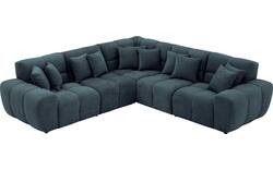 Goossens excellent hoeksalon kubus blauw stof - 8252767-goossens-excellent-kubus-bank-stof-blauw-01