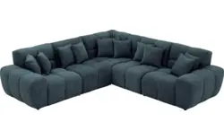 Goossens excellent hoeksalon kubus blauw stof - 8252767-goossens-excellent-kubus-bank-stof-blauw-01
