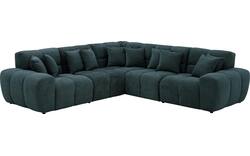 Goossens excellent hoeksalon kubus groen stof - 8252769-goossens-excellent-kubus-bank-stof-groen-01