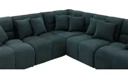 Goossens excellent hoeksalon kubus groen stof - 8252769-goossens-excellent-kubus-bank-stof-groen-01