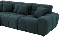 Goossens excellent hoeksalon kubus groen stof - 8252769-goossens-excellent-kubus-bank-stof-groen-01