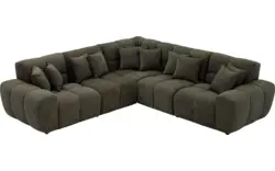 Goossens excellent hoeksalon kubus groen stof - 8252770-goossens-excellent-kubus-bank-stof-groen-01