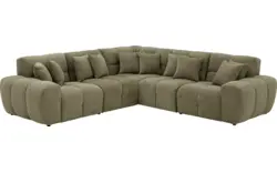 Goossens excellent hoeksalon kubus groen stof - 8252771-goossens-excellent-kubus-bank-stof-groen-01