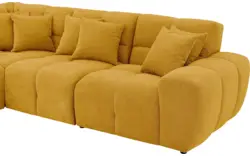 Goossens excellent hoeksalon kubus geel stof - 8252772-goossens-excellent-kubus-bank-stof-geel-01
