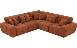 Goossens excellent hoeksalon kubus bruin stof - 8252773-goossens-excellent-kubus-bank-stof-bruin-01