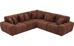 Goossens excellent hoeksalon kubus bruin stof - 8252774-goossens-excellent-kubus-bank-stof-bruin-01