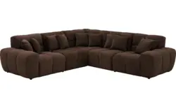 Goossens excellent hoeksalon kubus bruin stof - 8252775-goossens-excellent-kubus-bank-stof-bruin-01