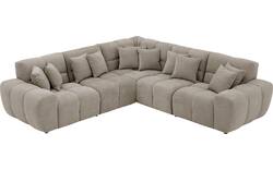 Goossens excellent hoeksalon kubus bruin stof - 8252777-goossens-excellent-kubus-bank-stof-bruin-01