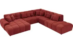Goossens excellent u bank kubus rood stof - 8252779-goossens-excellent-kubus-bank-stof-rood-01