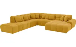 Goossens excellent u bank kubus geel stof - 8252788-gespiegeld-02