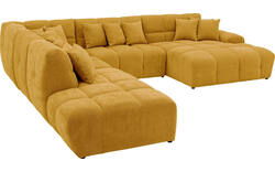 Goossens excellent u bank kubus geel stof - 8252788-gespiegeld-02