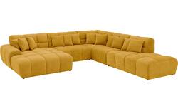 Goossens excellent u bank kubus geel stof - 8252788-goossens-excellent-kubus-bank-stof-geel-02