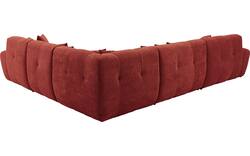 Goossens excellent u bank kubus rood stof - 8252833-goossens-excellent-kubus-bank-stof-rood-01
