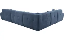 Goossens excellent u bank kubus blauw stof - 8252834-gespiegeld-02