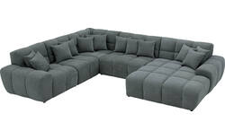 Goossens excellent u bank kubus groen stof - 8252836-gespiegeld-02