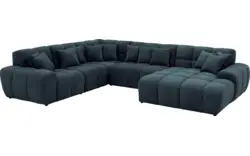 Goossens excellent u bank kubus blauw stof - 8252837-gespiegeld-02