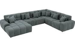 Goossens excellent u bank kubus groen stof - 8252852-goossens-excellent-kubus-bank-stof-groen-01