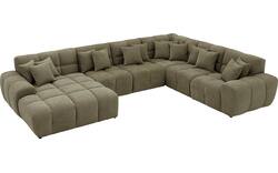 Goossens excellent u bank kubus groen stof - 8252857-goossens-excellent-kubus-bank-stof-groen-01