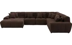 Goossens excellent u bank kubus bruin stof - 8252861-goossens-excellent-kubus-bank-stof-bruin-01