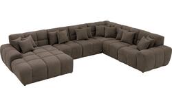 Goossens excellent u bank kubus bruin stof - 8252862-goossens-excellent-kubus-bank-stof-bruin-01