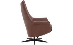 Goossens excellent relaxstoel richard bruin leer - 8252868-goossens-excellent-richard-fauteuil-leer-01