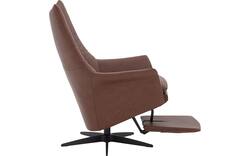 Goossens excellent relaxstoel richard bruin leer - 8252868-goossens-excellent-richard-fauteuil-leer-01