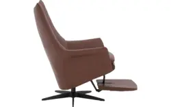 Goossens excellent relaxstoel richard bruin leer - 8252868-goossens-excellent-richard-fauteuil-leer-01