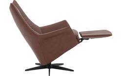 Goossens excellent relaxstoel richard bruin leer - 8252868-goossens-excellent-richard-fauteuil-leer-01