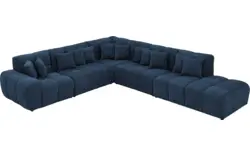 Goossens excellent hoeksalon kubus blauw stof - 8252873-goossens-excellent-kubus-bank-stof-blauw-01