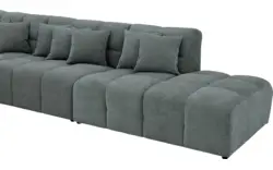 Goossens excellent hoeksalon kubus groen stof - 8252874-goossens-excellent-kubus-bank-stof-groen-01