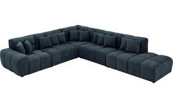 Goossens excellent hoeksalon kubus blauw stof - 8252875-goossens-excellent-kubus-bank-stof-blauw-01