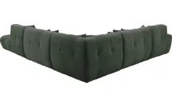 Goossens excellent hoeksalon kubus groen stof - 8252876-goossens-excellent-kubus-bank-stof-groen-01