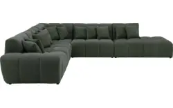 Goossens excellent hoeksalon kubus groen stof - 8252876-goossens-excellent-kubus-bank-stof-groen-01