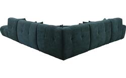 Goossens excellent hoeksalon kubus groen stof - 8252877-goossens-excellent-kubus-bank-stof-groen-01