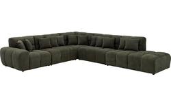 Goossens excellent hoeksalon kubus groen stof - 8252878-goossens-excellent-kubus-bank-stof-groen-02