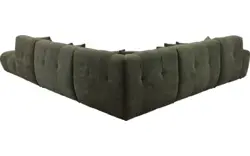 Goossens excellent hoeksalon kubus groen stof - 8252878-goossens-excellent-kubus-bank-stof-groen-01