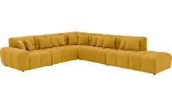 Goossens excellent hoeksalon kubus geel stof - 8252880-goossens-excellent-kubus-bank-stof-geel-02