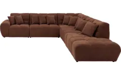 Goossens excellent hoeksalon kubus bruin stof - 8252882-goossens-excellent-kubus-bank-stof-bruin-01
