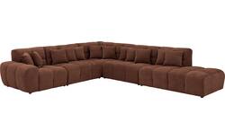 Goossens excellent hoeksalon kubus bruin stof - 8252882-goossens-excellent-kubus-bank-stof-bruin-02