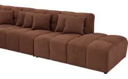 Goossens excellent hoeksalon kubus bruin stof - 8252882-goossens-excellent-kubus-bank-stof-bruin-01